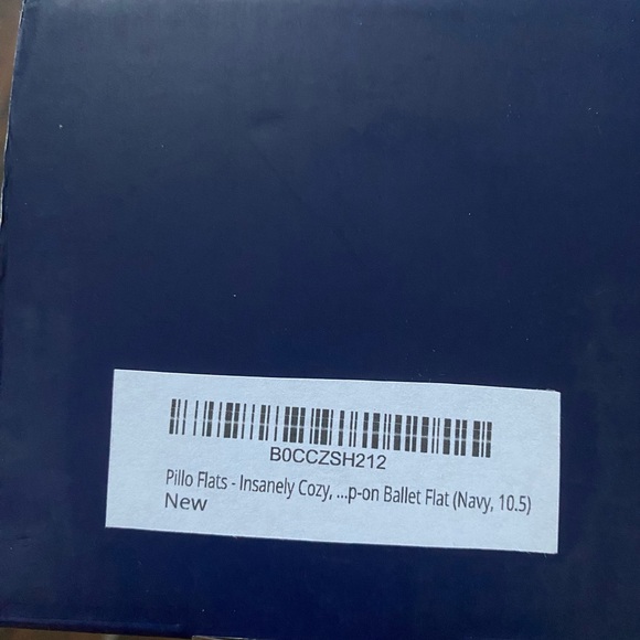 Pillo ballet flat, navy, size 10.5 - Picture 4 of 6